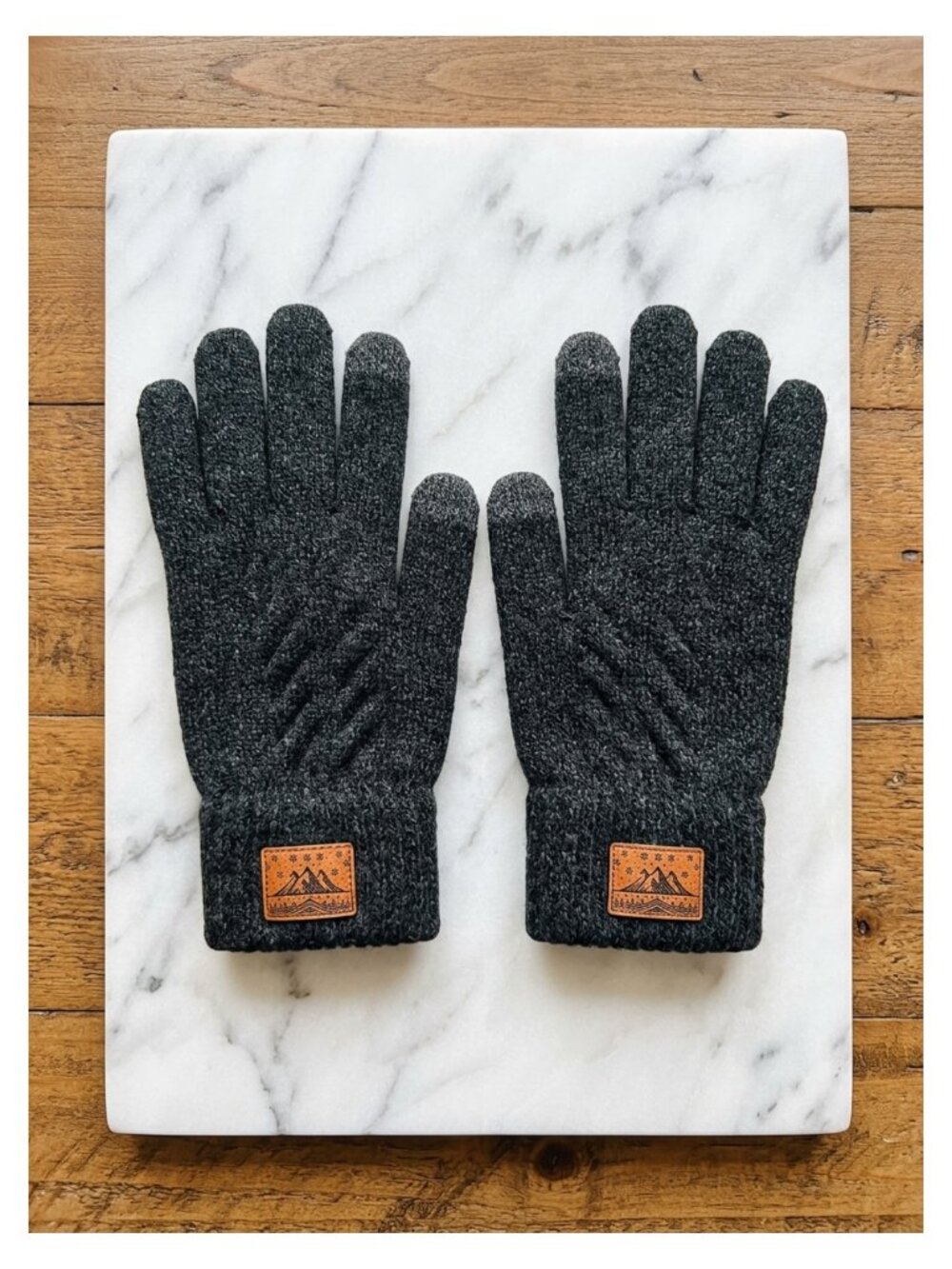 Wool Knit Thermal Winter Gloves Touchscreen Cold Weather for Men Women